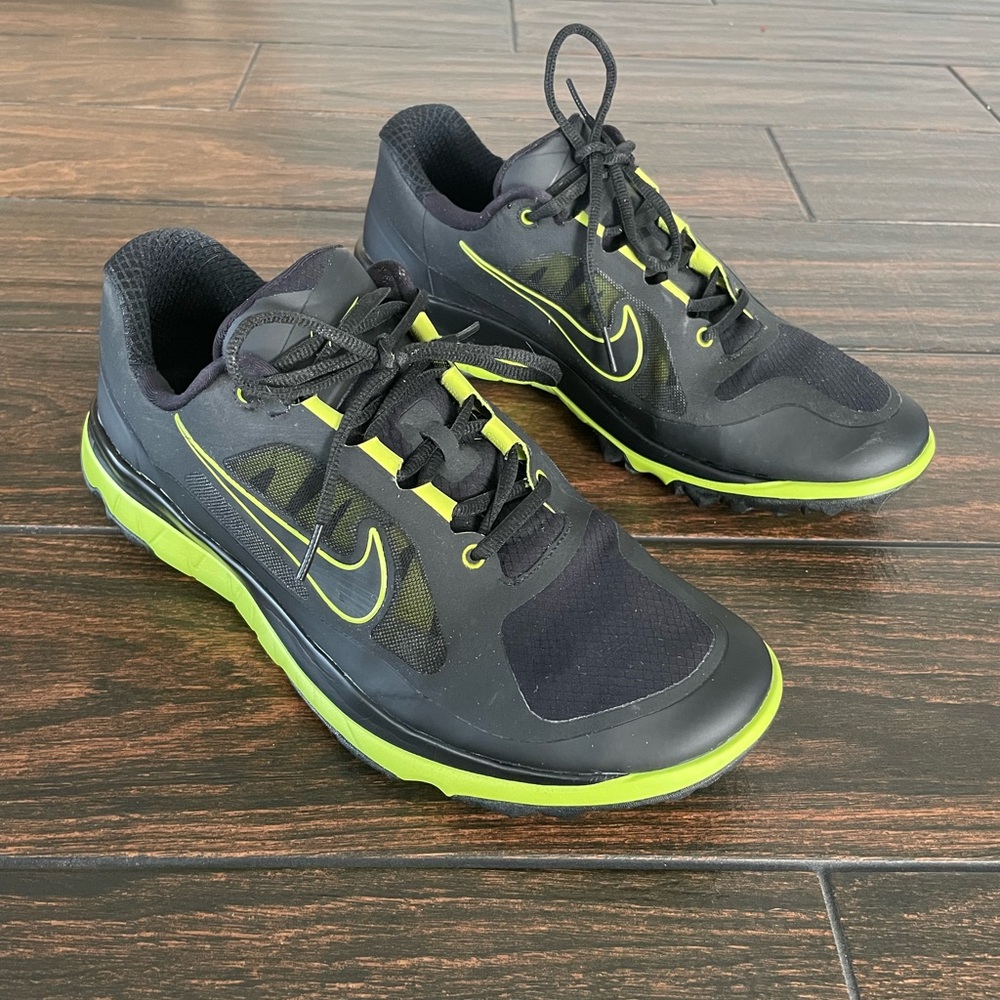 Nike Golf Shoes Black/Green